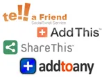 Social bookmarking service logos